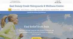 Desktop Screenshot of eaststoneycreekchiropractic.com